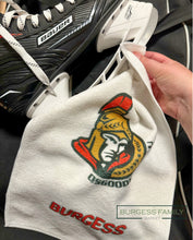 Load image into Gallery viewer, Personalized skate towel | Hockey, Ringette
